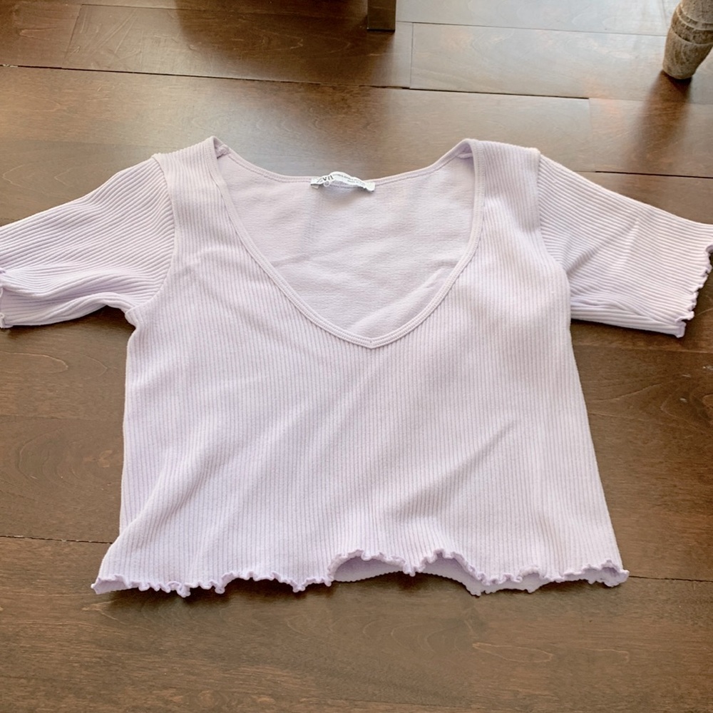 Light purple t-shirt